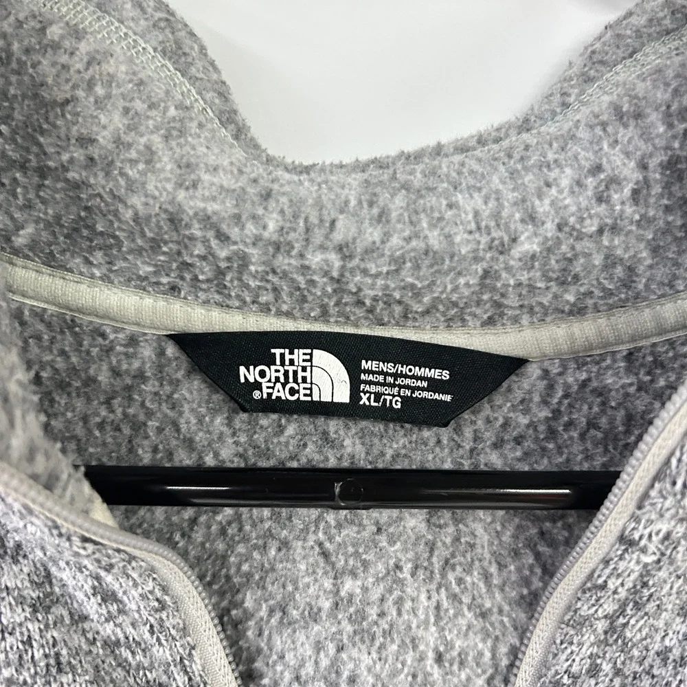 The North Face Gordon Lyons Quarter Zip Fleece Pullover XL Grey Gorpcore Outdoor